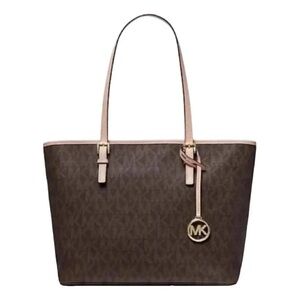 Michael Kors Jet Set Large Leather Tote Bag